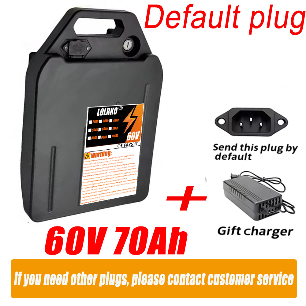 60V 50Ah Electric Scooter Battery - بطارية ليثيوم للمركبات الكهربائية 60 فولت