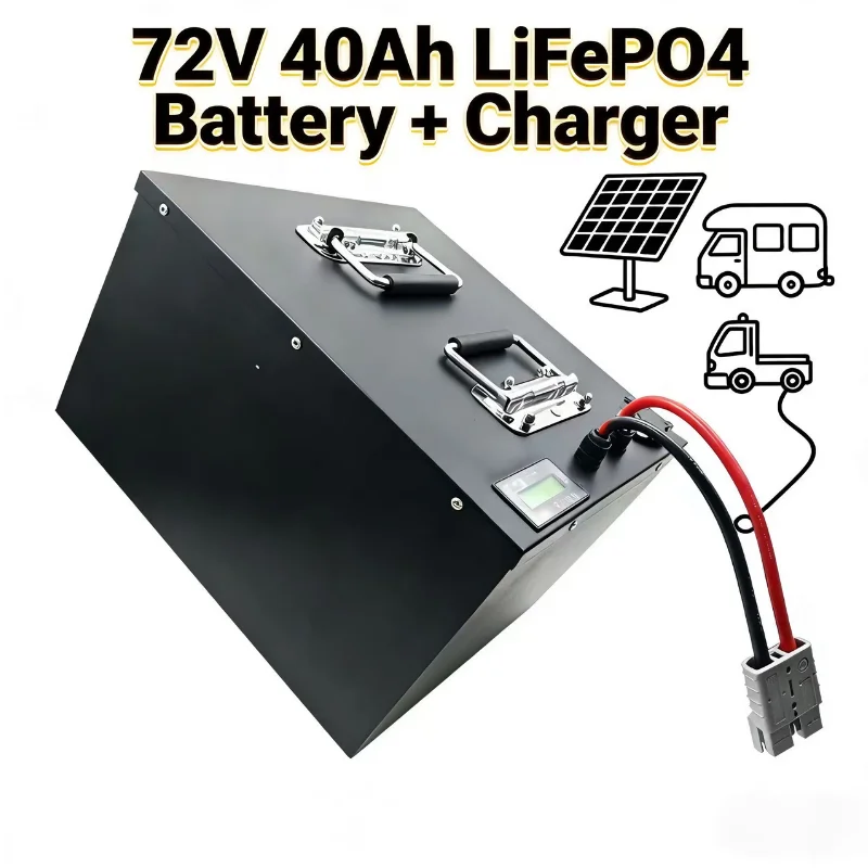 حزمة بطارية LiFePO4 24S 72V 40 - مراجعة 72V 40Ah Lifepo4 Battery Pack وسعره