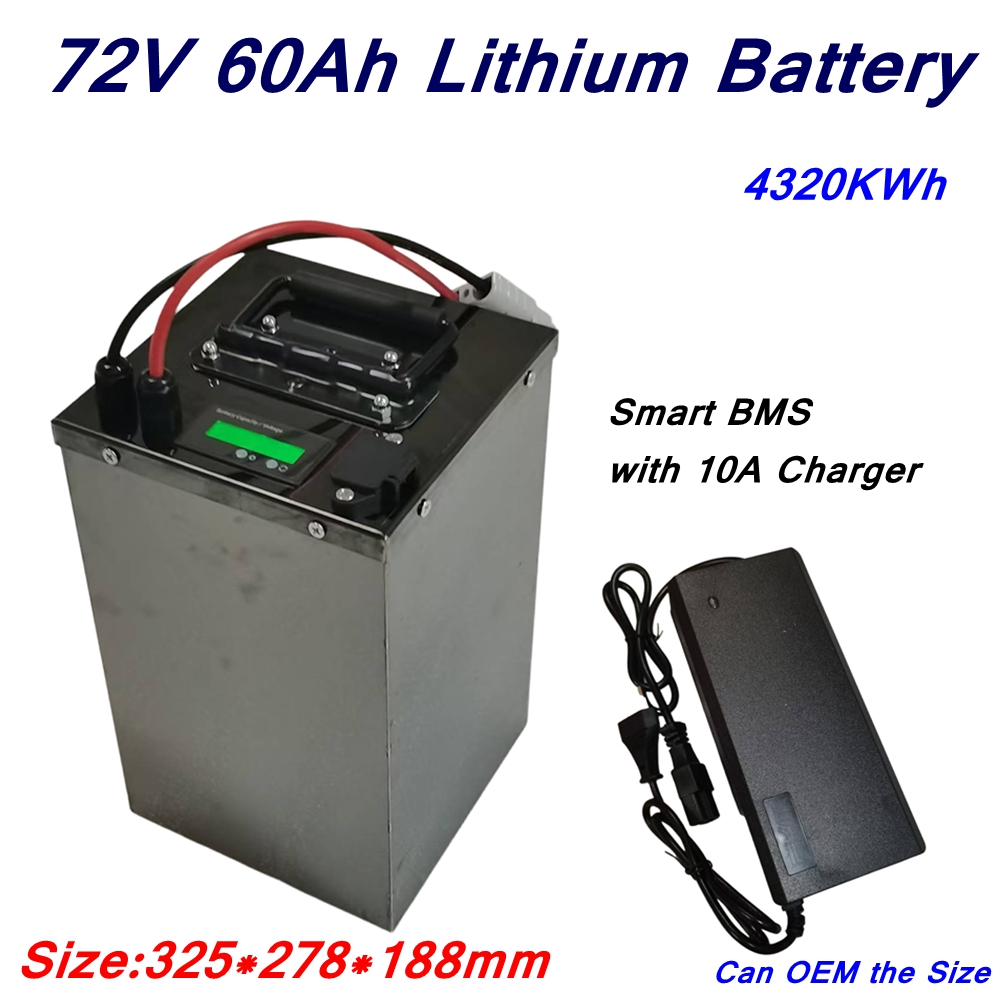 20S 72 فولت 60 أمبير بطارية لي - مراجعة 72V 40Ah Lifepo4 Battery Pack وسعره