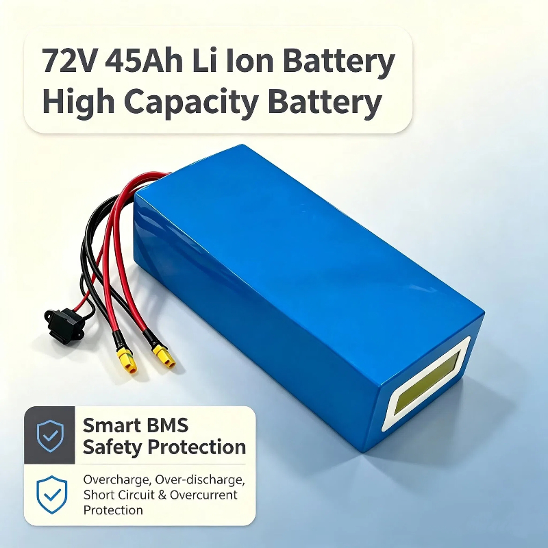 بطارية ليثيوم أيون مثلثة الشكل - مراجعة 72V 40Ah Lifepo4 Battery Pack وسعره