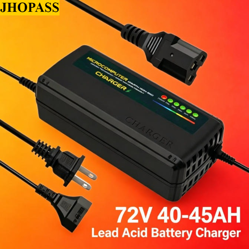 شاحن بطارية حمض الرصاص الجاف L - مراجعة 84V 20A Smart Charger وسعره